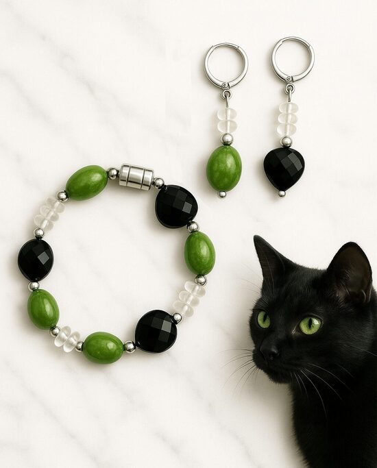 Dabīgo pērļu rotu komplekts "Brīvā Elpa"